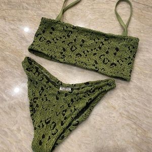 Hunza G Gigi Jacquard Bikini Set